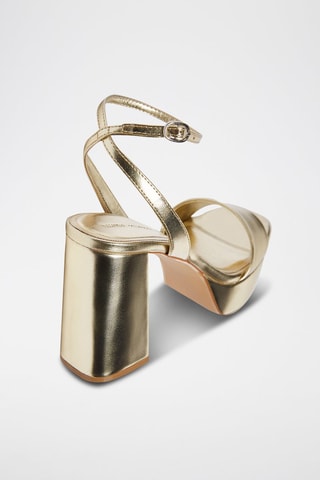 Sandali con tacco - Dorato