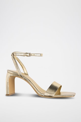 Sandales à talons - Doré