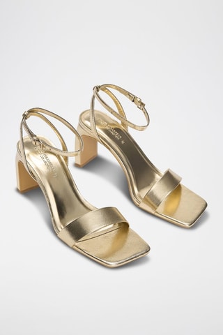 Sandales à talons - Doré