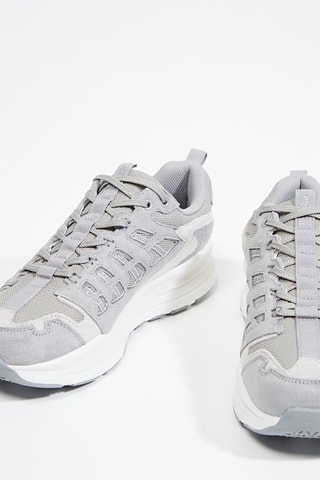 Leren Sneakers - Grijs