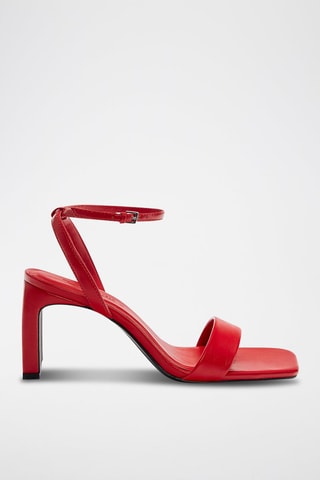 Sandalen met Hak - Rood