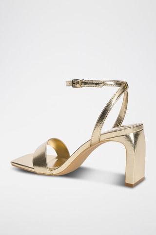 Sandalen met Hak - Goudkleurig