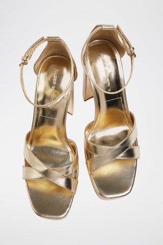 Sandalen met Hak - Goudkleurig