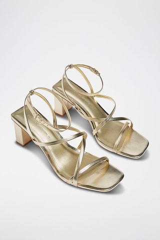 Sandalen met Hak - Goudkleurig