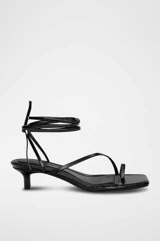 Sandalen met Hak - Zwart
