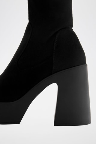 Overknee con tacco - Nero