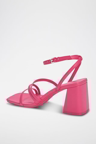 Sandalen met Hak - Fuchsia