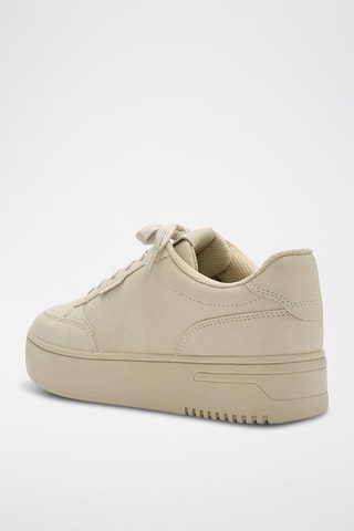 Platform Sneakers Beige