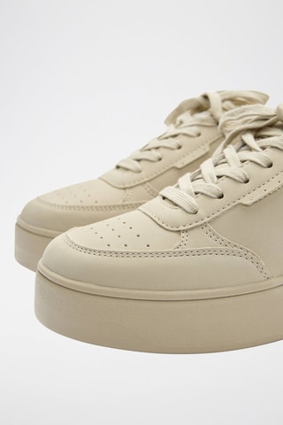 Platform Sneakers Beige