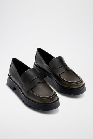 Platform Mocassins - Zwart