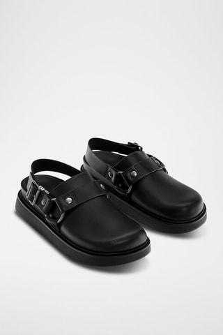 Platform Clogs Zwart