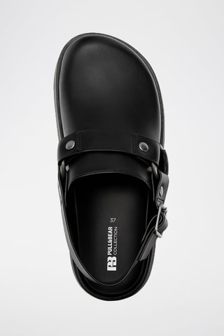 Platform Clogs Zwart