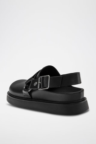 Platform Clogs Zwart