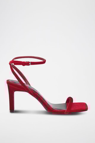 Sandalen met Hak - Rood