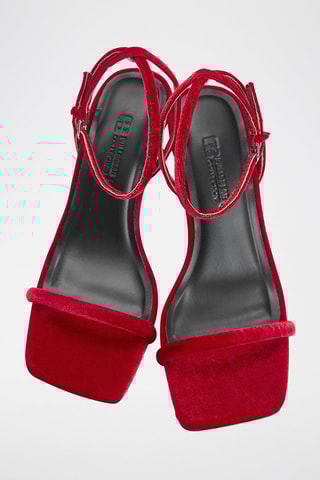 Sandalen met Hak - Rood