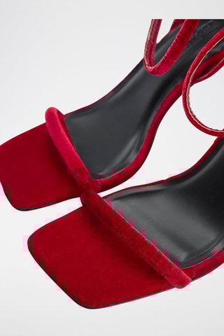 Sandalen met Hak - Rood