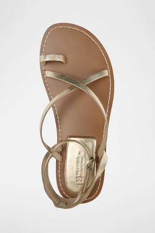 Leren Sandalen - Goudkleurig