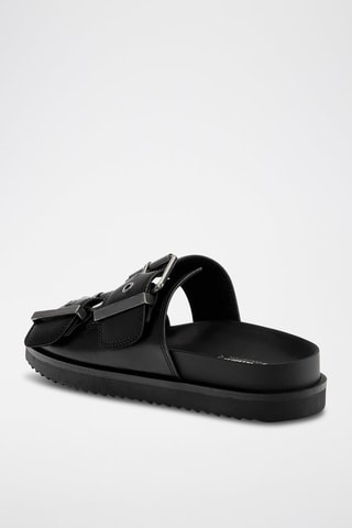 Platform muiltjes - Zwart