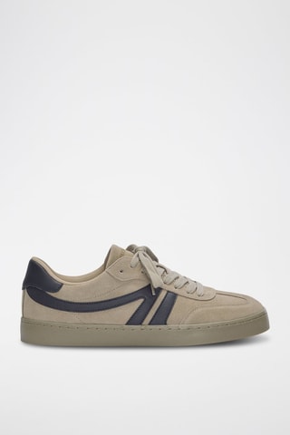 Nubuck Sneakers - Beige