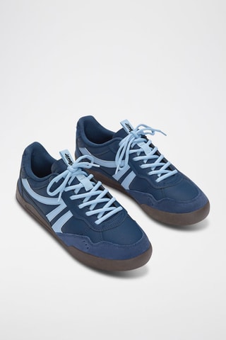 Nubuck Sneakers - Donkerblauw