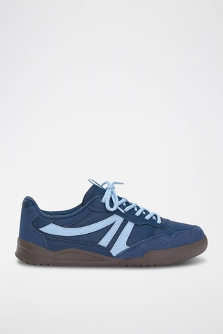 Nubuck Sneakers - Donkerblauw