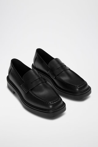 Platform Mocassins - Zwart