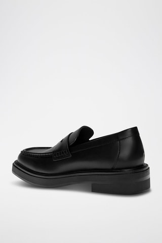 Platform Mocassins - Zwart