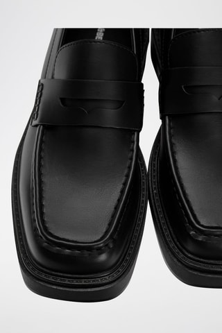 Platform Mocassins - Zwart