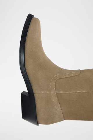 Leren Laarzen - Beige