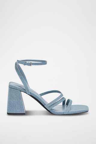 Sandalen met hak - Blauw