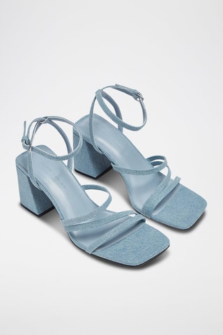 Sandalen met hak - Blauw