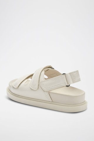 Sandali platform - Ecrù