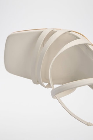 Sandalen met Hak - Gebroken Wit