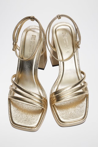 Sandalen met Hak - Goudkleurig