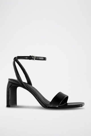 Sandali con tacco - Nero