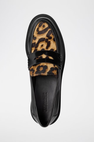 Lakleren Mocassins Zwart