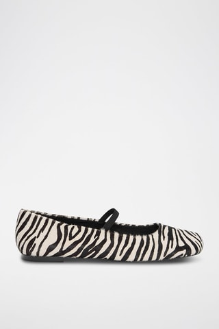 Leren Mary Janes - Wit