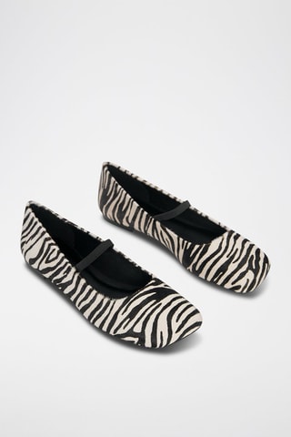 Leren Mary Janes - Wit