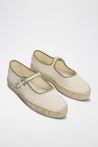 Ballerine con zeppa - Beige