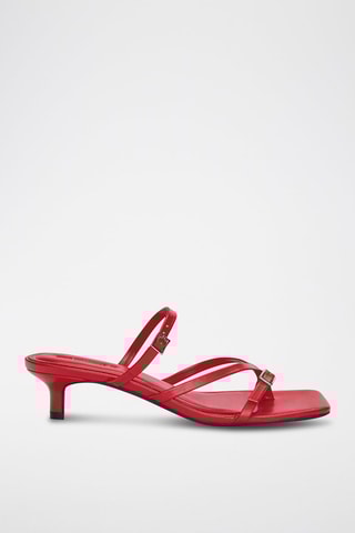 Sandalen met Hak - Rood