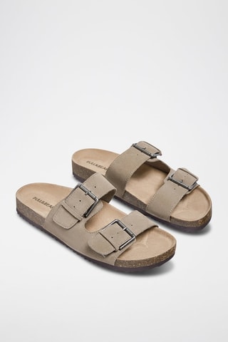 Nubuck Muiltjes Beige