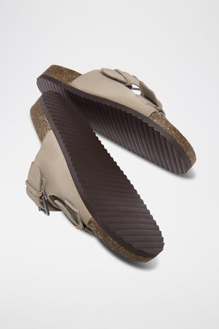 Nubuck Muiltjes Beige