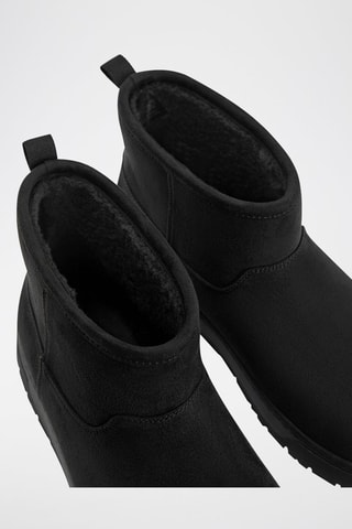 Gevoerde Boots - Zwart