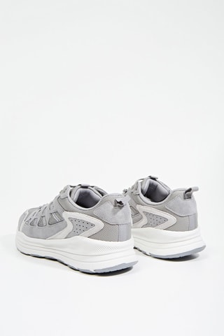 Leren Sneakers - Grijs