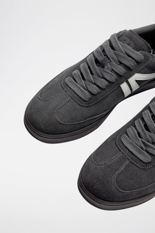 Leren Sneakers - Grijs