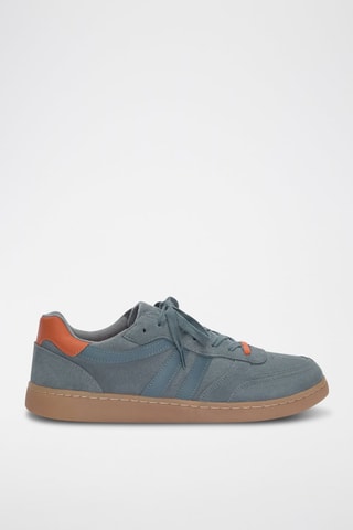 Nubuck Sneakers - Blauwgrijs