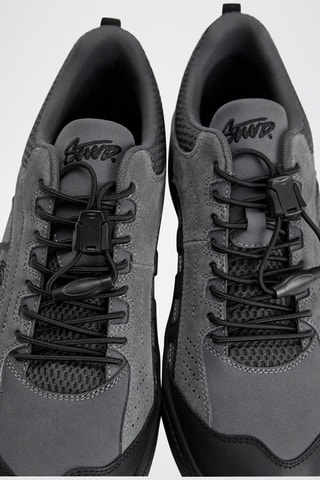 Nubuck Sneakers - Grijs