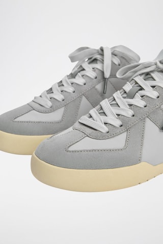 Sneakers in pelle - Grigio