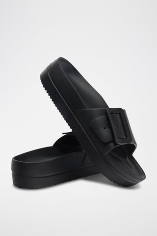 Platform Muiltjes - Zwart