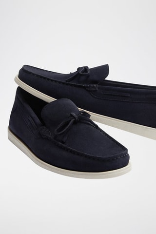 Nubuck Bootschoenen - Marineblauw